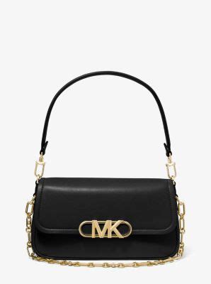 michael kors nickel bag|parker medium leather shoulder bag.